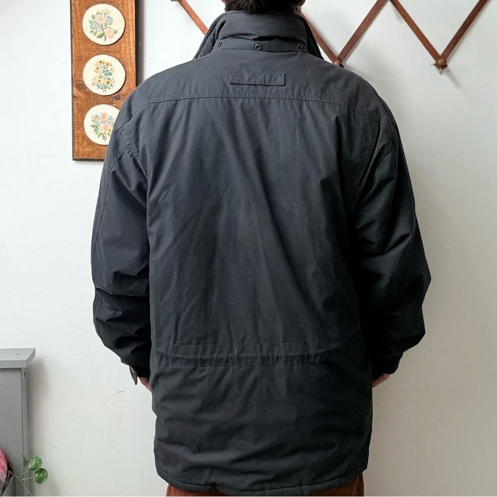 Vintage 90s Corduroy Collar Field Coat - Picture 5 of 16